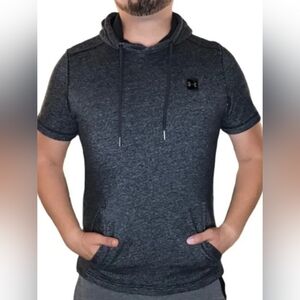 Under Armour Men's Charcoal Short Sleeve Hoodie XL